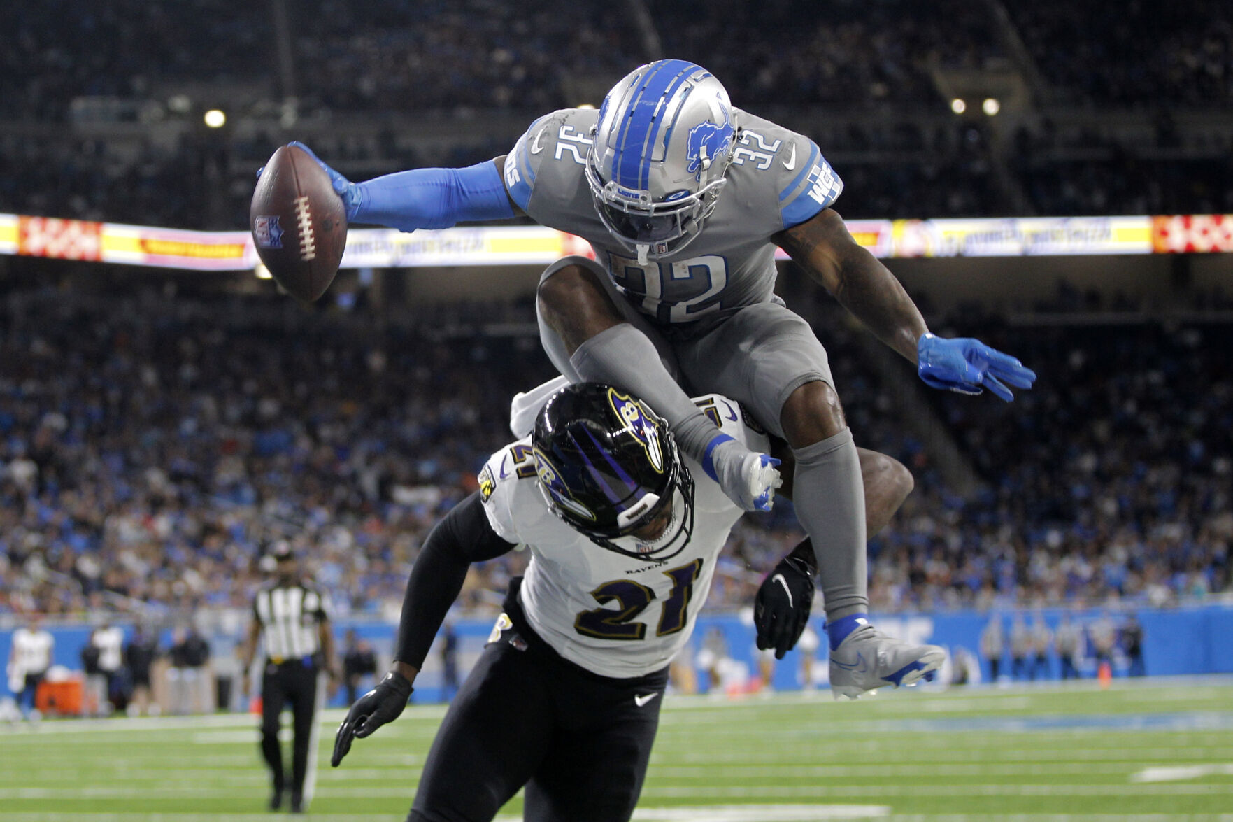 APTOPIX Ravens Lions Football